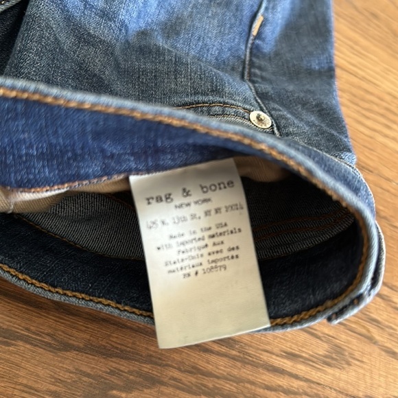 Rag & Bone Women’s High Rise Skinny Jeans - Size 26 - Picture 7 of 7